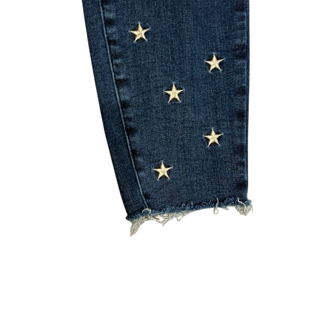 Judy Blue Skinny Blue Jeans with Star Pattern - Picture 4 of 11